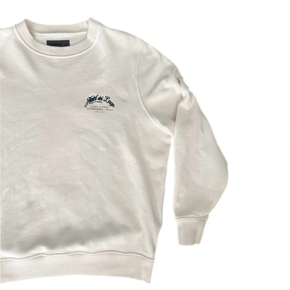 Abercrombie & Fitch “Hotel del Lago” Crewneck – Lake Como 🇮🇹 (Men’s Size L) - Picture 4 of 7
